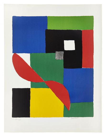 Hélice rouge by Sonia Delaunay, circa 1970