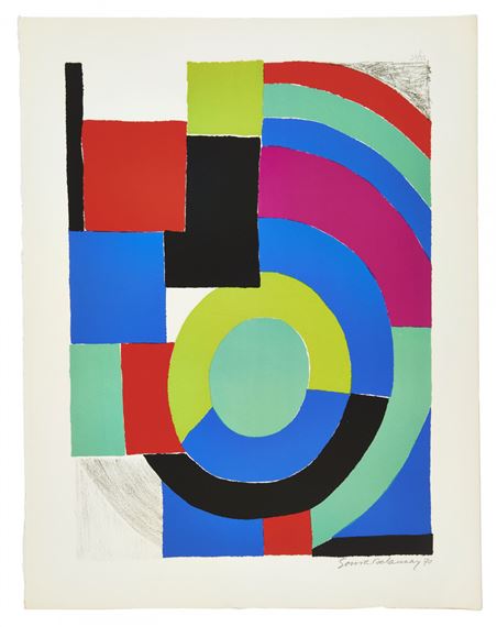 La verte by Sonia Delaunay, 1970