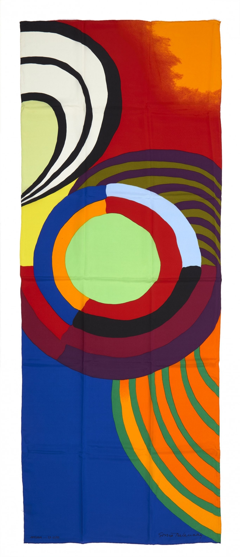 Artwork by Sonia Delaunay, Cléopatre, Made of Multicolored silk scarf