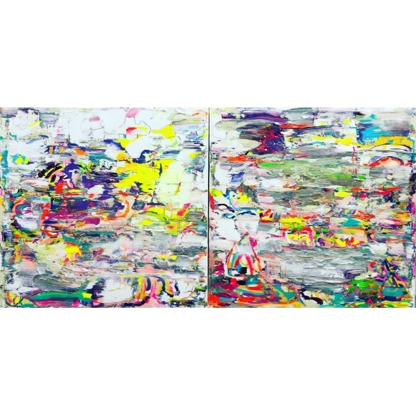 Artwork by Gossia Zielaskowska, BETTER MAP, Made of acrylic / canvas