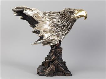 Tierplastik "Adlerkopf" - Javier Arenas