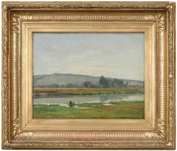 La Marne à Château Thierry by Emile Faure-Beaulieu