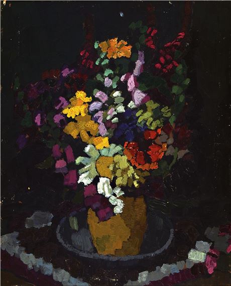 Sommerstrauss on Grün 1913 - Peter Karl Diem