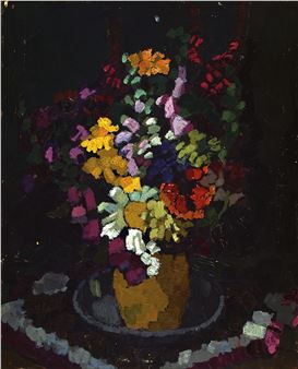 Sommerstrauss on Grün 1913 - Peter Karl Diem