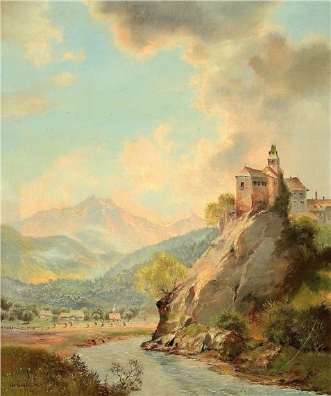 Ludwig Gschossmann | Rabenstein Castle in the Styria | MutualArt