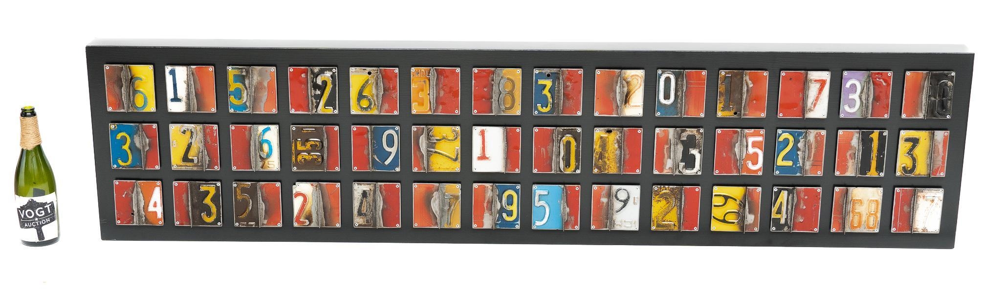 Artwork by Anthony Hansen, Anthony Hansen, Made of plaque