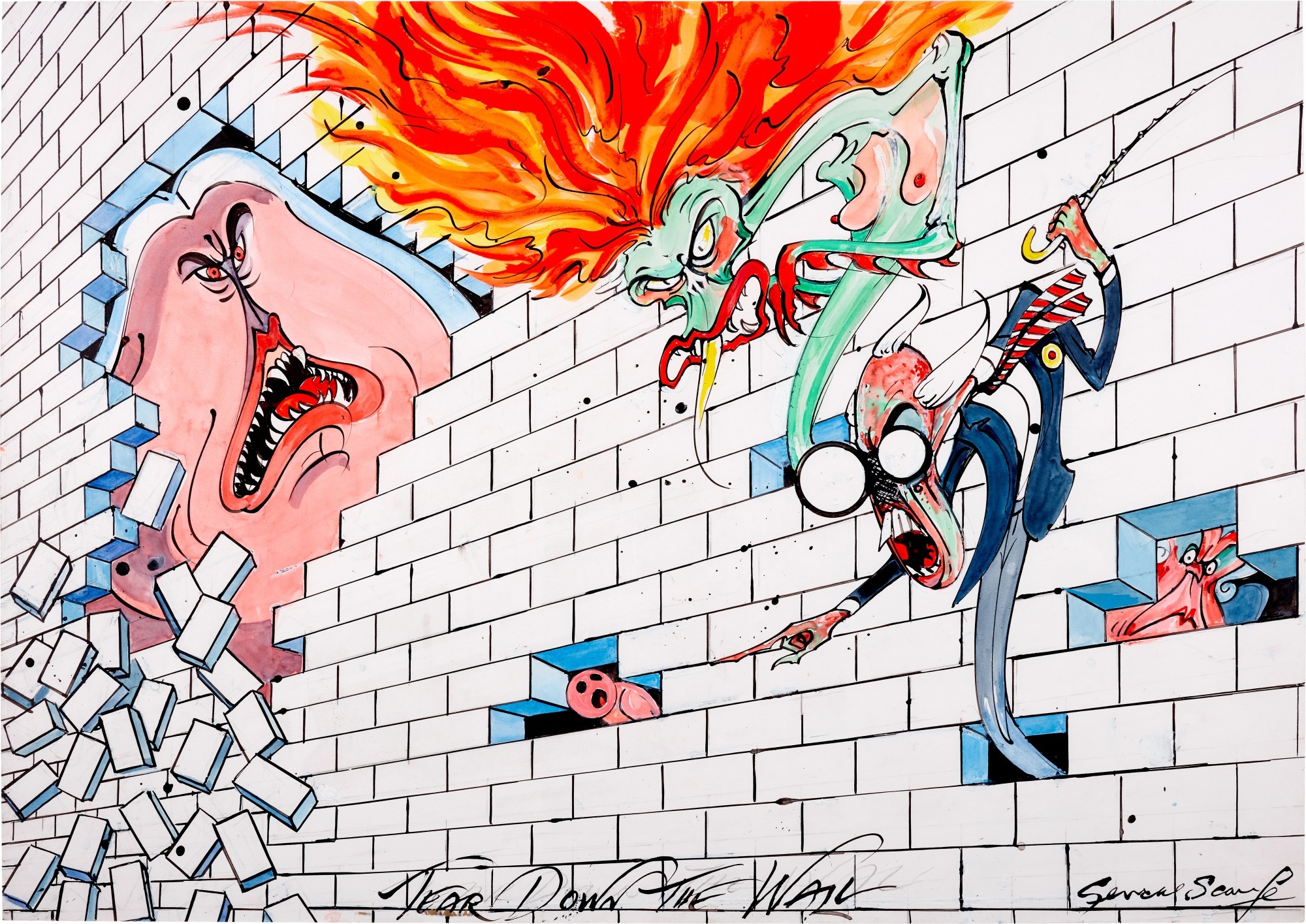 Gerald Scarfe The Wall