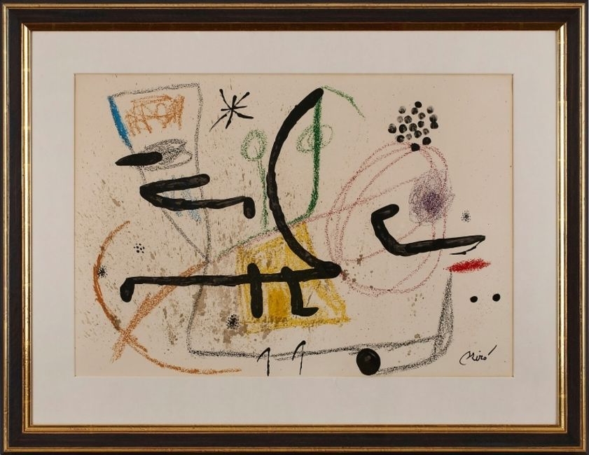 Maravillas con variaziones by Joan Miró, 1975