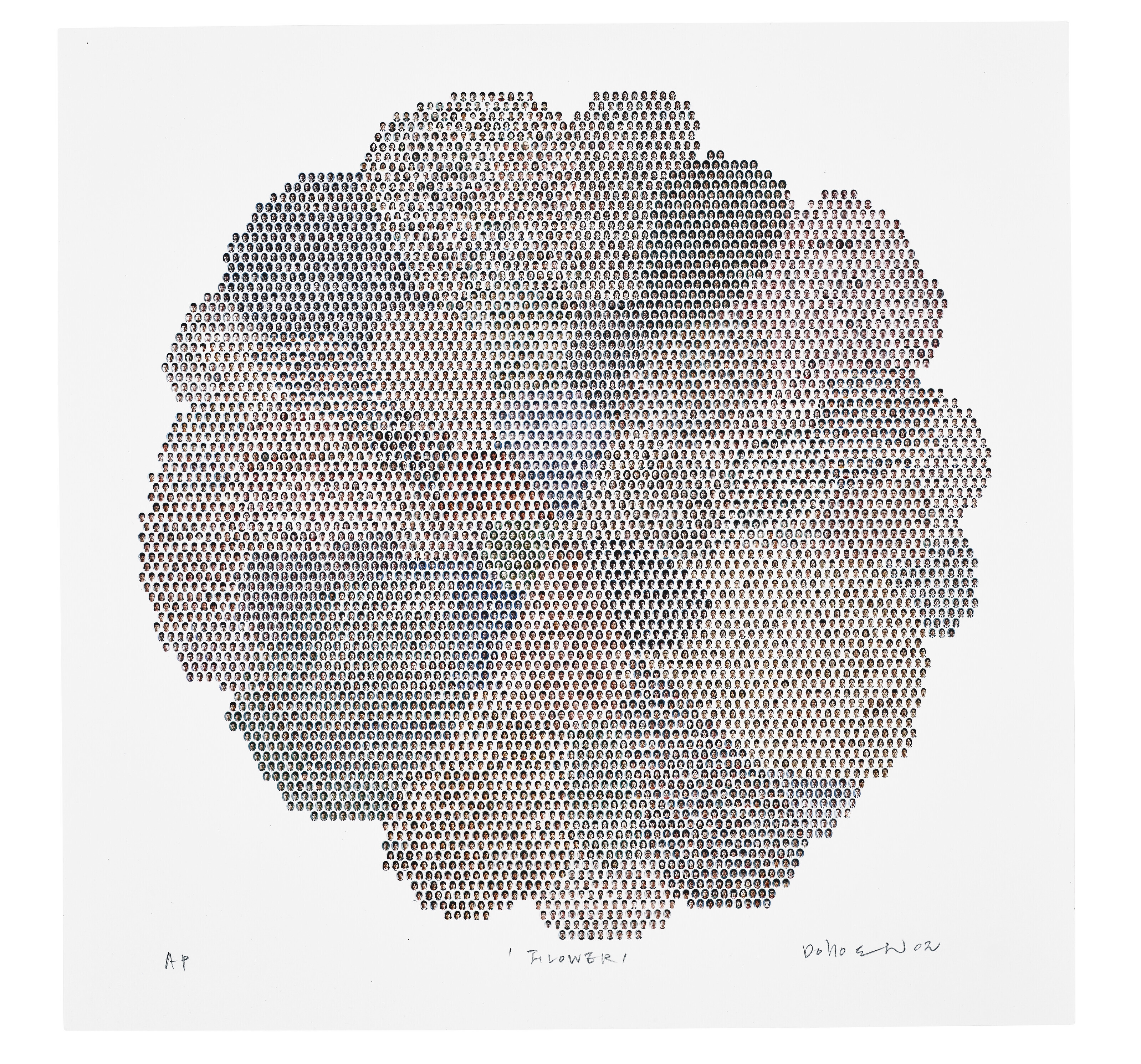 Artwork by Do Ho Suh, Flower, Made of digital print in colors, on wove paper