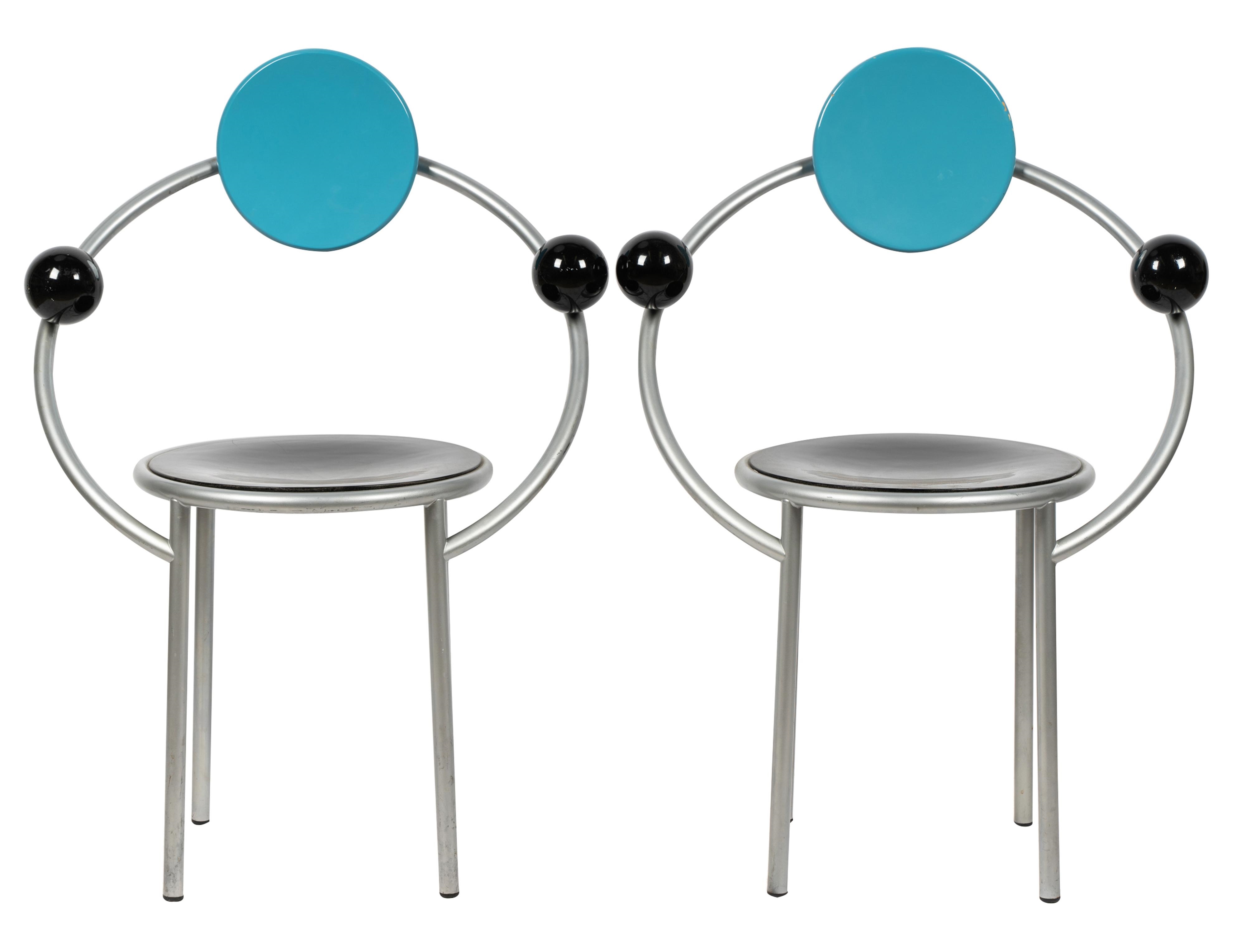 PAIR OF "FIRST" CHAIRS by Michele de Lucchi