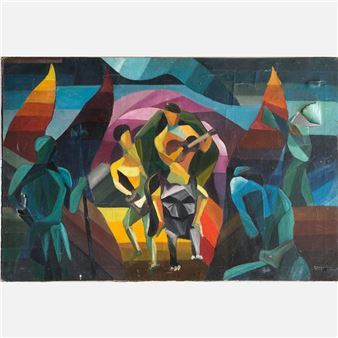 Cubist composition - Raymond Degardin