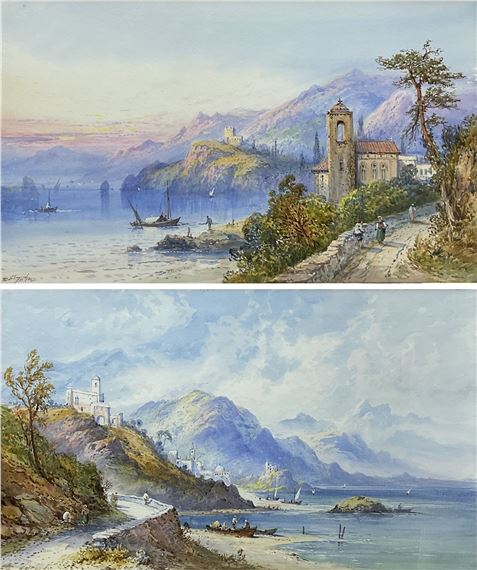 North Italian Lake scenes by Edwin St. John