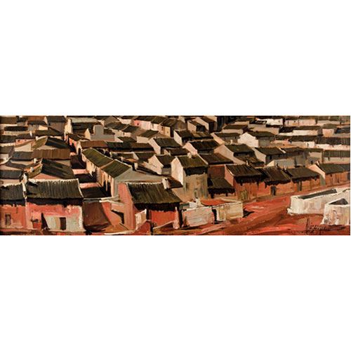 Tejados de Monóbar by José Pérez Gil, 1965