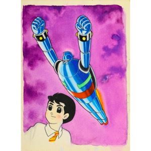 T. Goudi,Limn 人物画 特注額62.5x74 絵41×53cm ArtStation - 鉄人28号-Tetsujin 28 go - Ironman 28