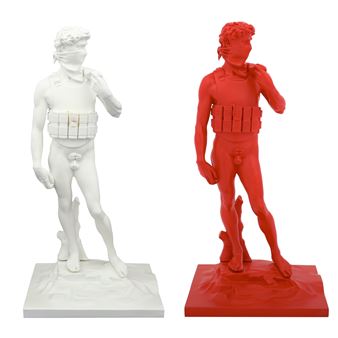 Banksy | BOMB HUGGER (RED BOMB Ver) (2019) | MutualArt