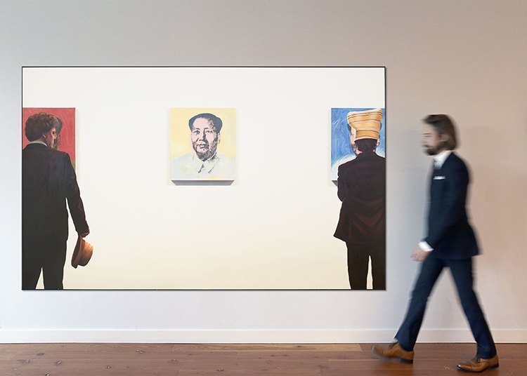 Chris Cran SelfPortrait Just Two Maos Down From Some Guy with a