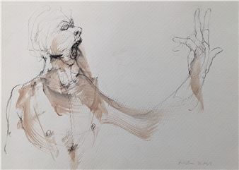 Original Mixta Drawing - Rafael Dussan