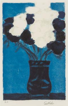 Bernard Cathelin | Champs de Lavande de La Drôme provençale (1996