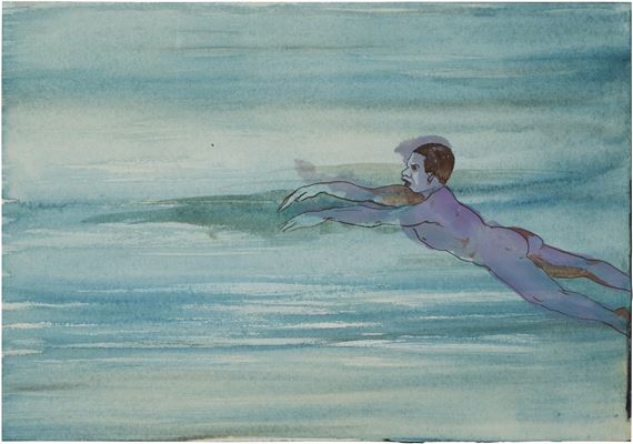 Untitled (Swimmer) by Kara Walker, Executed in 2000