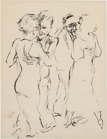 Tanzpaare by George Grosz, dated 1932