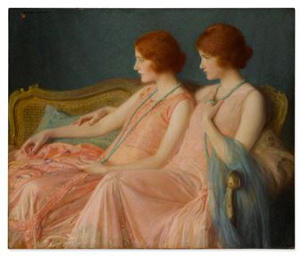 The Bouvier Twins - Albert Herter