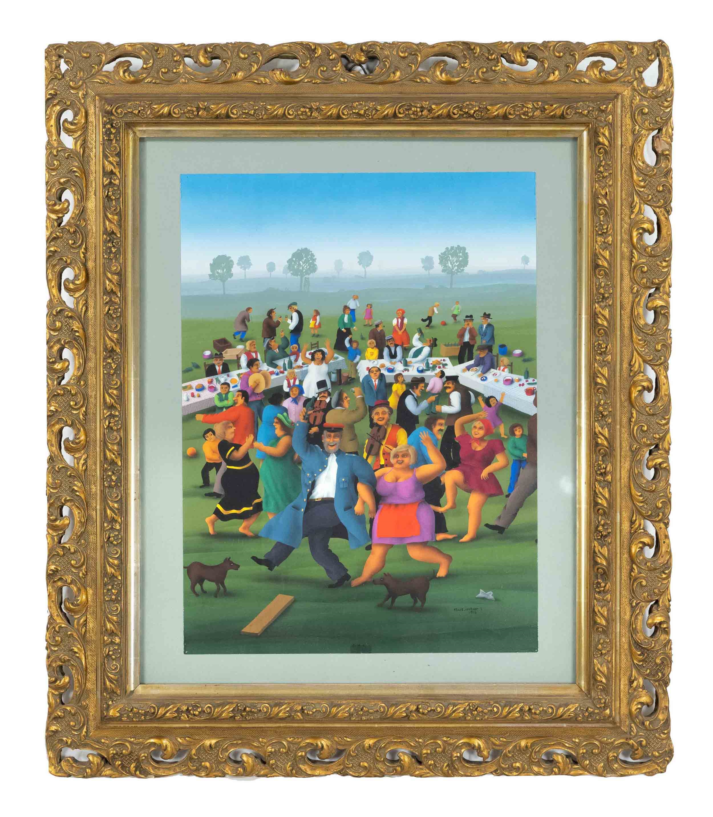Klaus Warwas | The feast. (1973) | MutualArt