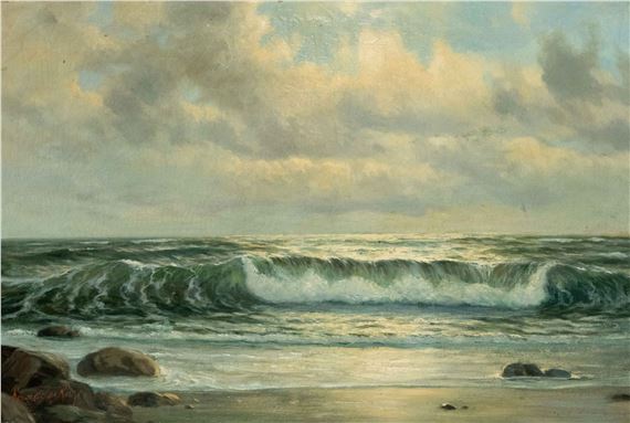 Sea waves. by Karl Rowedder - Ruge