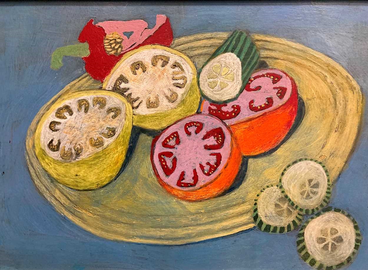 Jean Rose Still life of fruit MutualArt