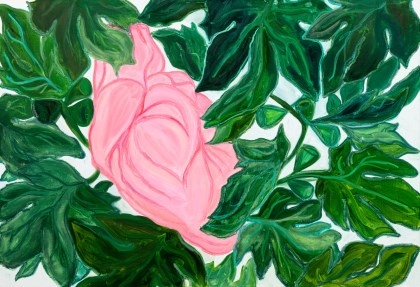 Artwork by Jung Hyojung, Heart Inteligent, Made of oil on canvas