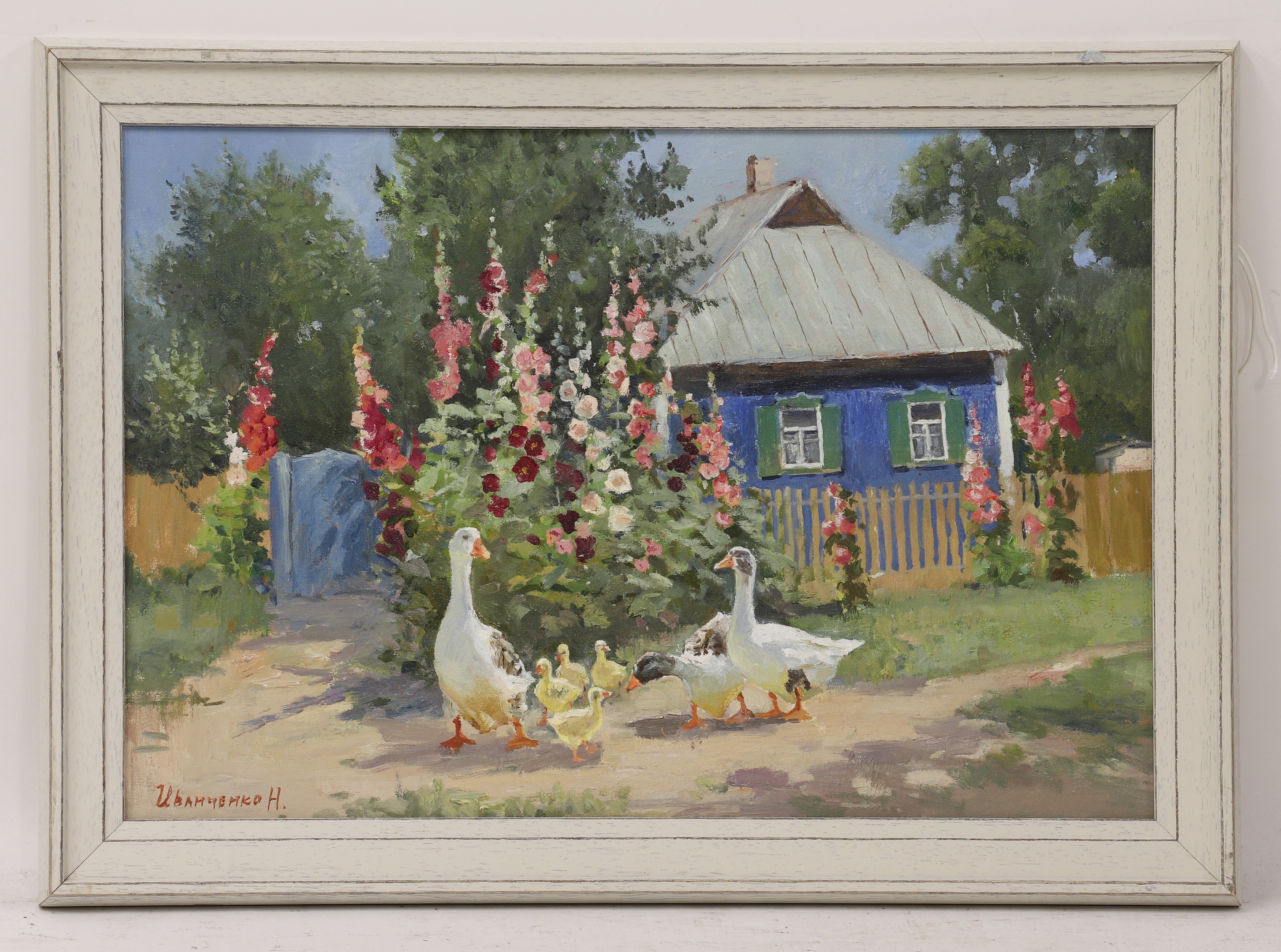 Artwork by Natalya Ivanchenko, The village view, Made of oil on canvas