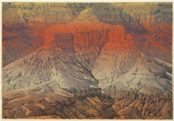 Grand Canyon Point by Merrill Mahaffey, 1978