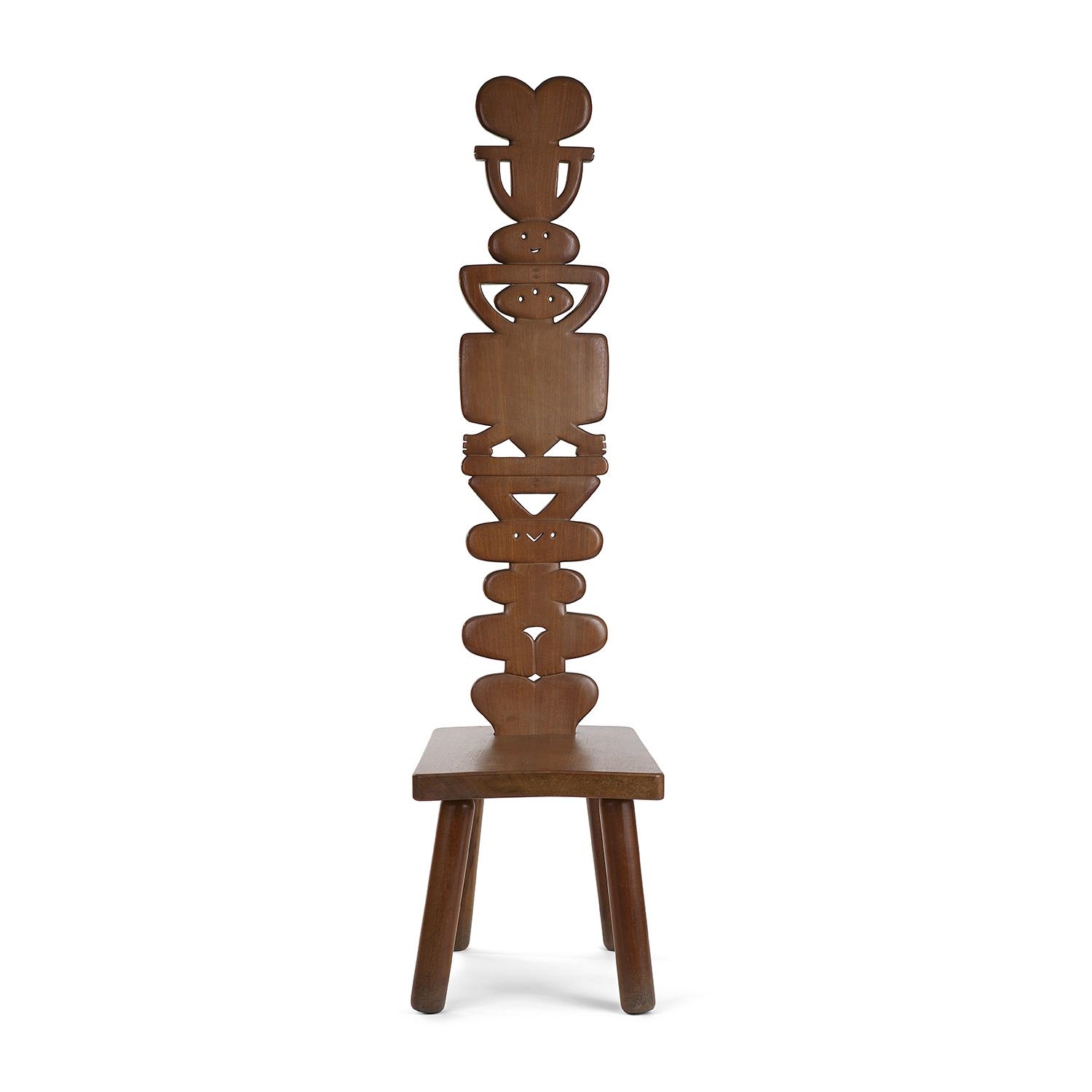 Roberto Matta | A Silla Totem chair, 1977, unique piece, in sculpted ...