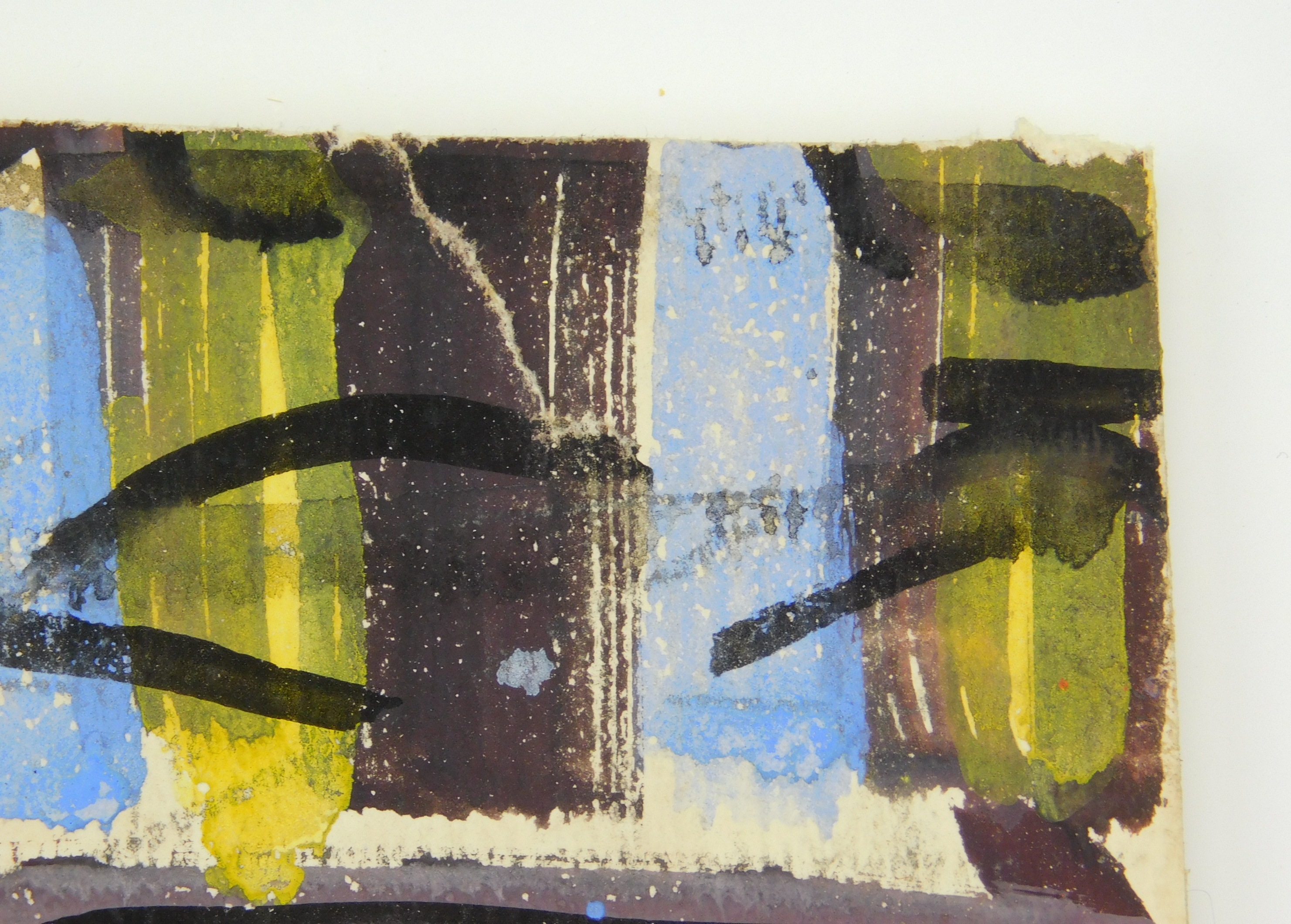 Artwork by Zella Boedicker, Factory Scene, Made of watercolor on paper