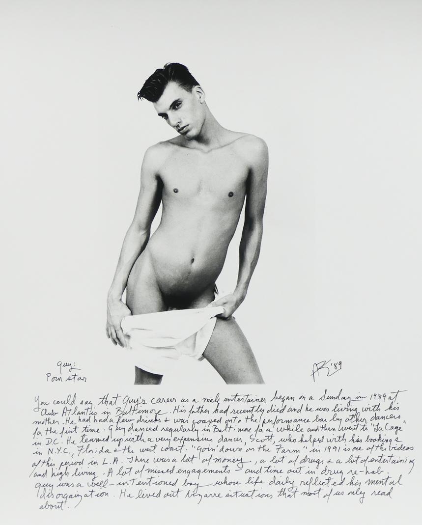 Artwork by Amos Badertscher, Guy, Made of Gelatin silver print