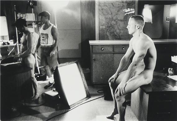 Jerry Sits On Desk by Ken Probst, 1996