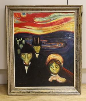 Three figures by Edvard Munch