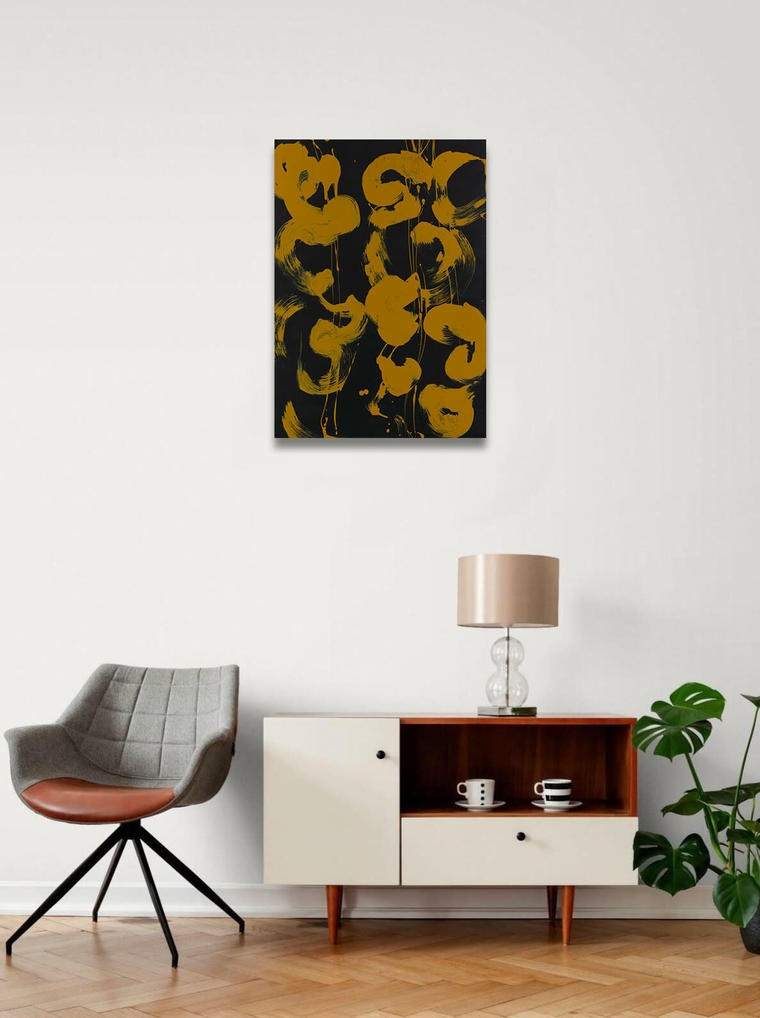 Artwork by Natalia Terebinova, Abstraction 10, Made of acrylic on canvas