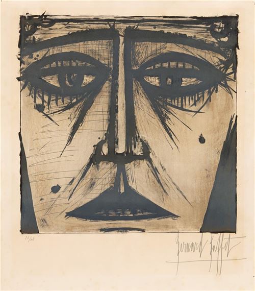 Bernard Buffet | VISAGE (1958) | MutualArt