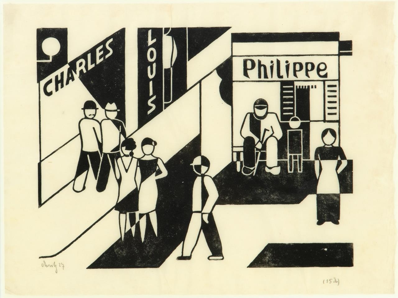 CHARLES LOUIS PHILIPPE by Gerd Arntz, 1927