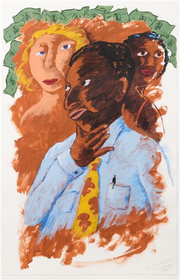 Executive Decisions by Robert Colescott, 1990