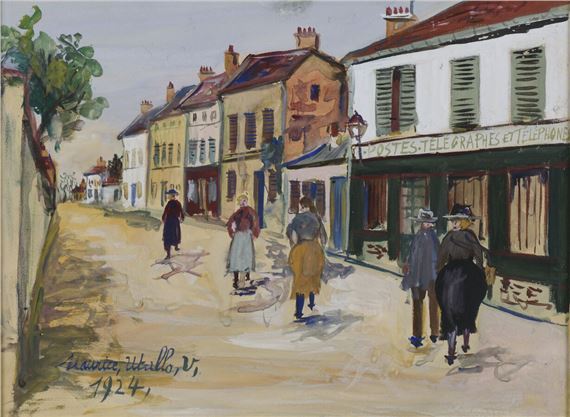 Montmartre by Maurice Utrillo, 1924
