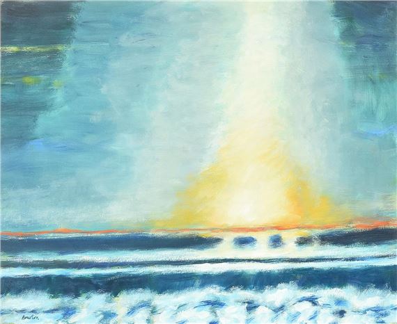 Sea and Evening Sky by John Houston, 2004