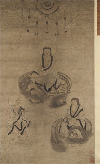 Three statues - Gou Longshuang