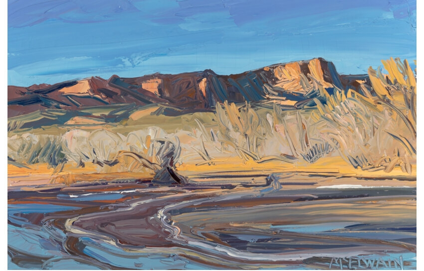 Artwork by Louisa McElwain, Last Light, La Barranca, Made of Oil on canvas