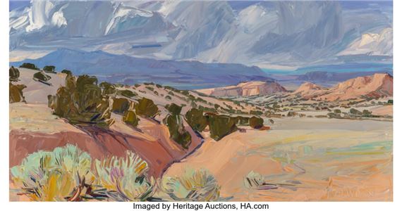 Chimayo Badlands by Louisa McElwain, 1994