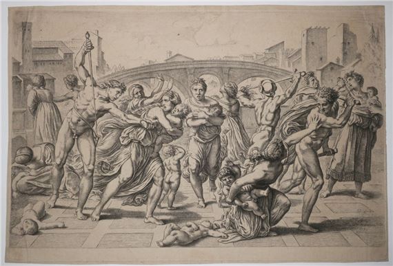 Le Massacre des Innocents by Pierre Lélu, Raphaël, 1793