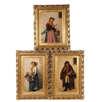 (3pc) PIETRO PEDERZOLI (Italian - Pietro Pederzoli