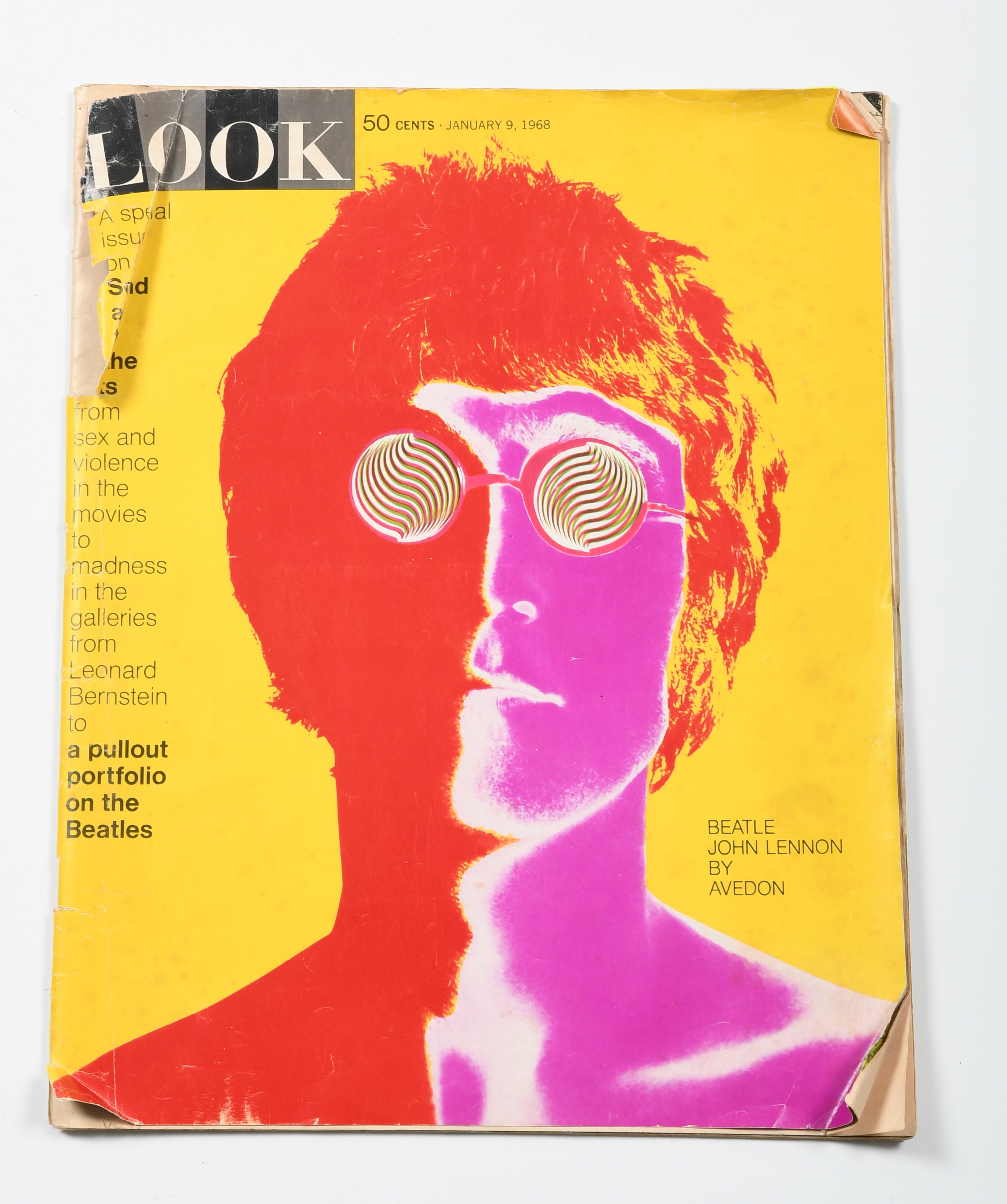 Artwork by Richard Avedon, The Beatles, Made of black and white