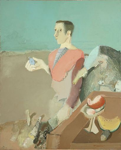 Portrait et nature morte by Emil Stoitchev, 1984