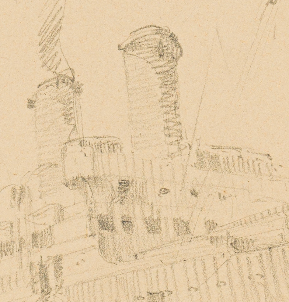 Artwork by Clément Sénèque, Empress of France, Made of pencil pencil on paper